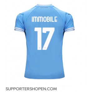 Lazio Ciro Immobile #17 Hemma Matchtröja 2022-23 Kortärmad